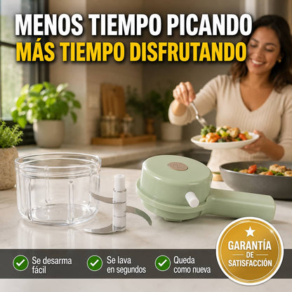Picadora ChopMaster 4 en 1™ | Pica Todo en Segundos Sin Esfuerzo
