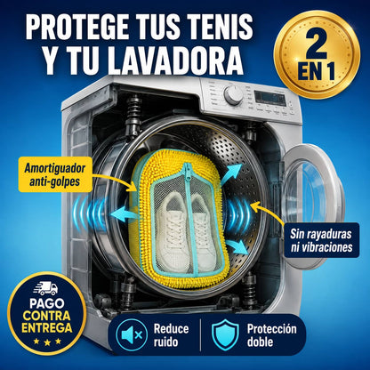 SneakWash — Bolsa Protectora Para Lavar Tus Tenis en Lavadora Sin Que Se Dañen