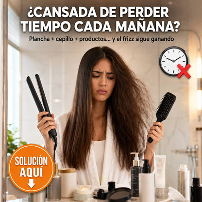 Cepillo Alisador SilkBrush Pro™ | Liso Perfecto en Una Sola Pasada