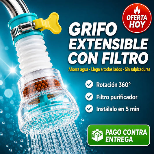 Grifo AquaFlex 360™. | Ahorra Agua y Limpia Sin Esfuerzo