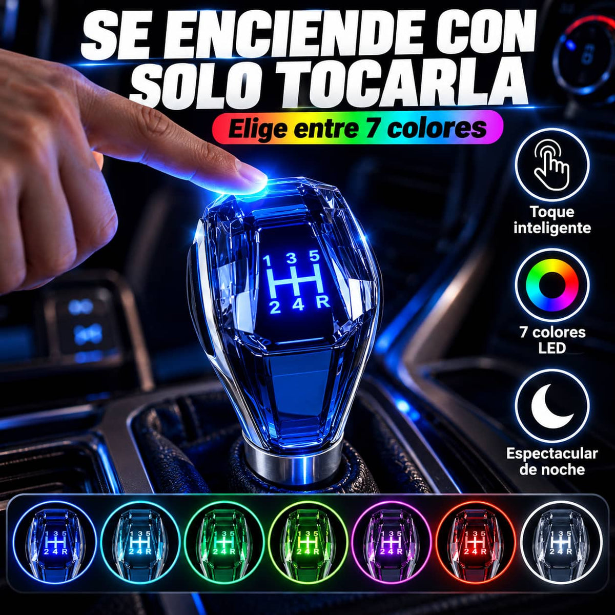 Perilla de Velocidades ShiftLux Pro™ | Interior de Lujo en Minutos