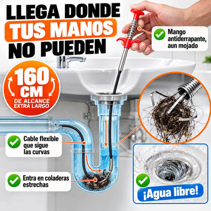Pinza Destapa Tuberías | Adiós Coladeras Tapadas Sin Plomero