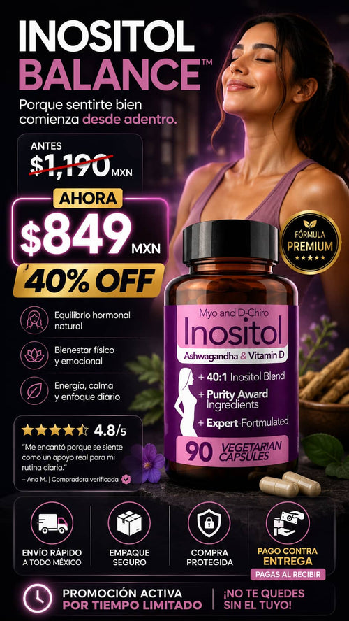 Suplemento Inositol Myo and D-Chiro