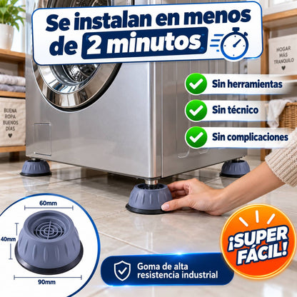 Bases VibraLock Pro™ | Adiós al Ruido y al Movimiento
