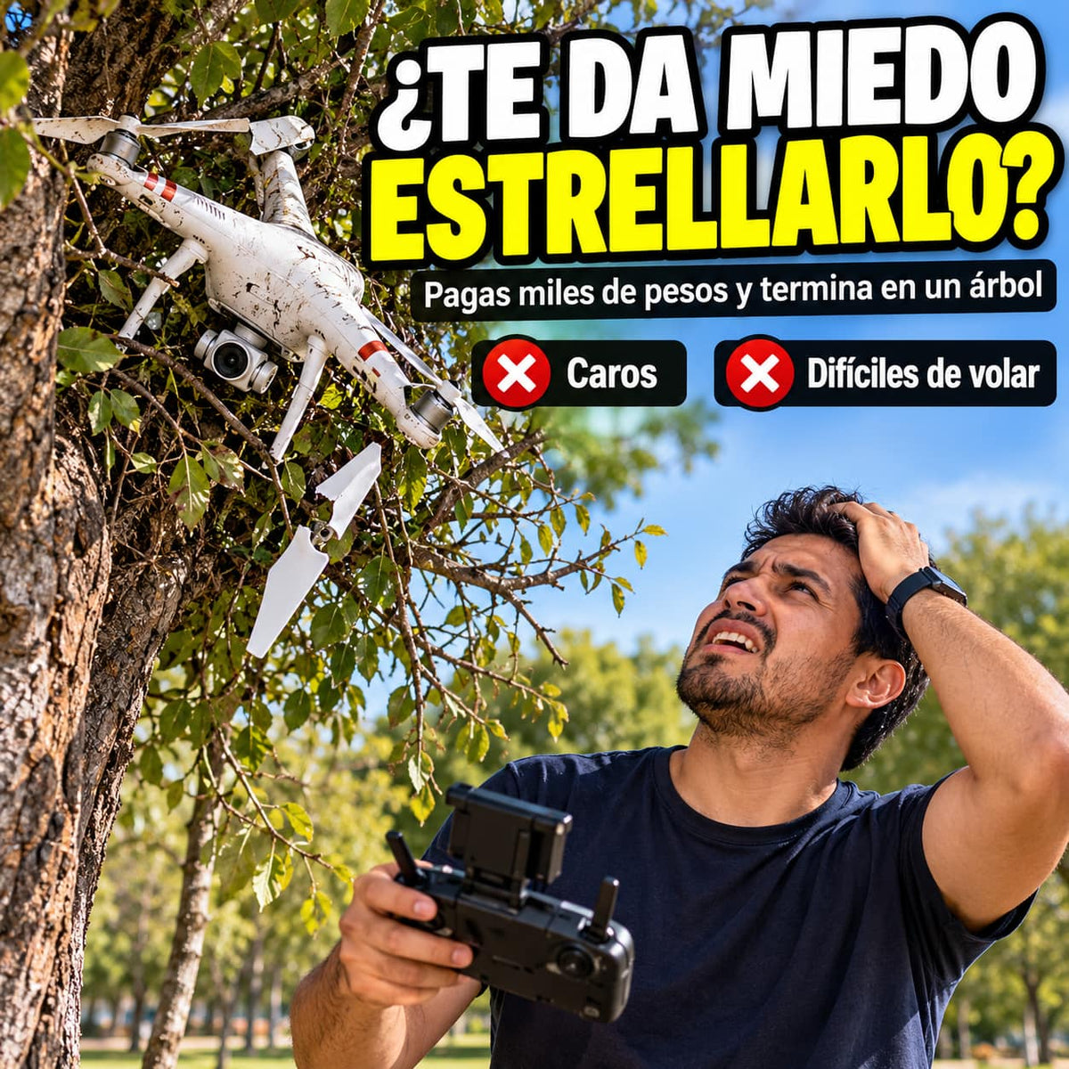 Dron Plegable SkyMaster X Pro™ | Vuela Fácil Desde el Primer Día