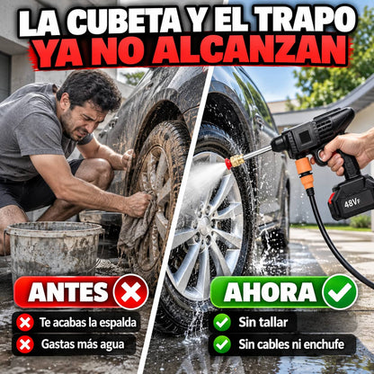 Pistola Hidrolavadora Inalámbrica | Tu Auto Limpio Sin Cables Ni Enchufes