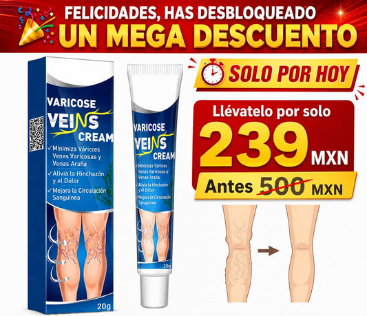 ⚡Crema para Aliviar Varices +50% OFF🔥