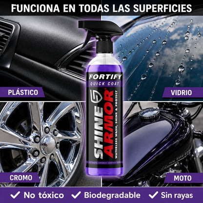 Spray Cerámico 3 en 1 ShineArmor™ | Tu Auto Como Nuevo Sin Llevarlo al Taller