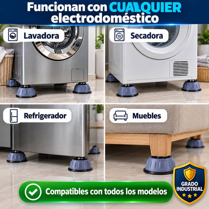 Bases VibraLock Pro™ | Adiós al Ruido y al Movimiento