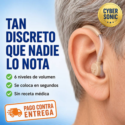 Amplificador Auditivo Cyber Sonic | Vuelve a Escuchar Todo con Claridad