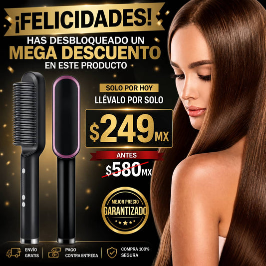 🏷️CEPILLO PEINE ALACIADOR +50%OFF⚡