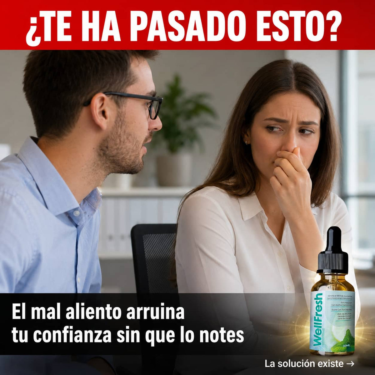 Wellfresh Gotas Bucales | Aliento Fresco Al Instante, Sin Químicos