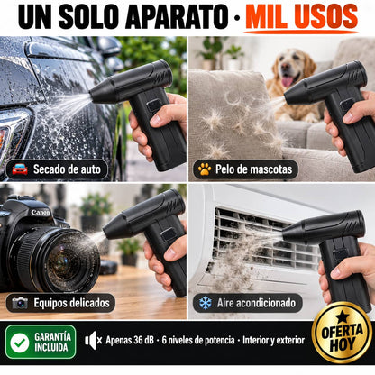 Sopladora AirBlast Pro™ | Elimina el Polvo en Segundos Sin Esfuerzo