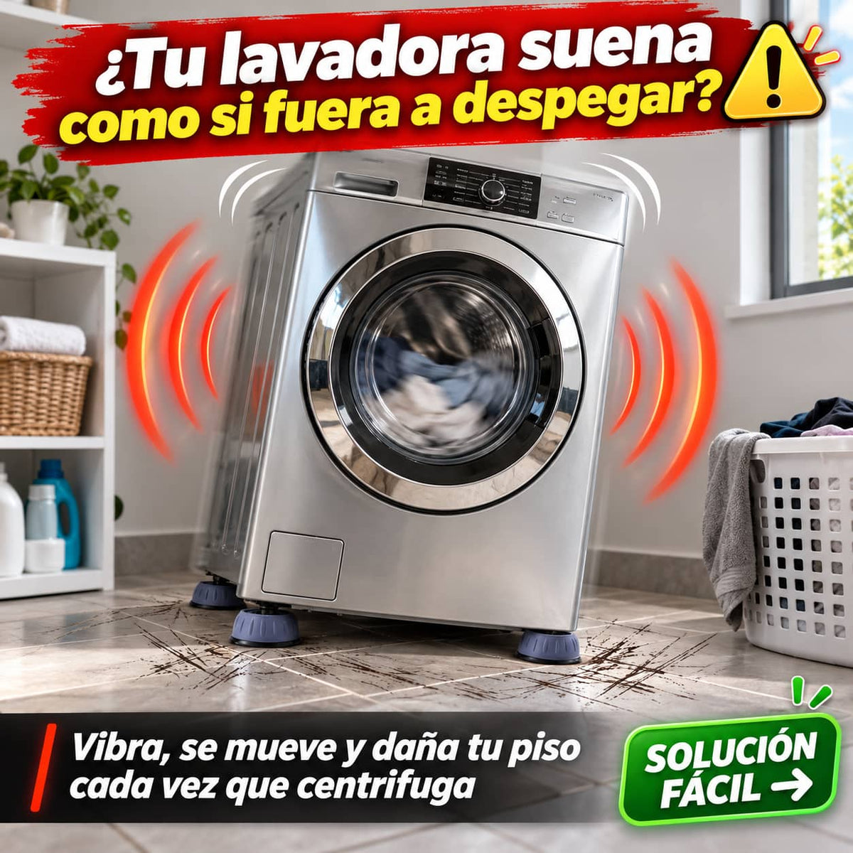 Bases VibraLock Pro™ | Adiós al Ruido y al Movimiento