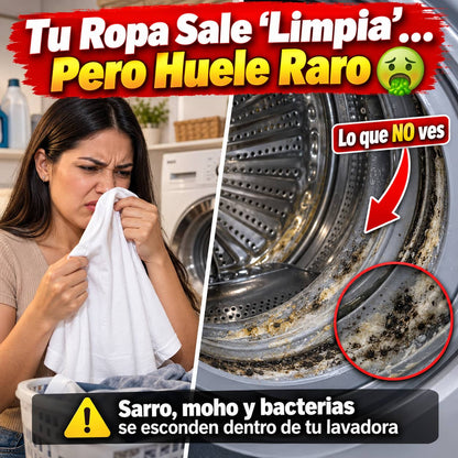 Tabletas Limpiadoras WashingMachine™ | Elimina Olores y Bacterias Sin Esfuerzo