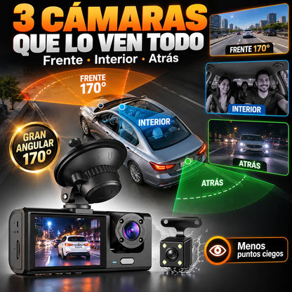 Cámara para Auto DriveGuard 3X™ | Pruebas Claras Si Te Chocan