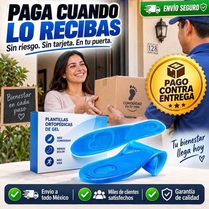 Plantilla Ortopédica StepComfort Pro™ | Camina Todo el Día Sin Dolor ni Cansancio