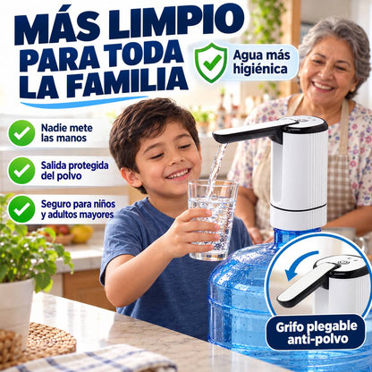 Dispensador HydroClick™ Para Garrafón | Agua Al Instante Sin Cargar Peso