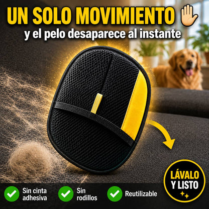 Guante Quitapelos para Mascotas | Adiós al Pelo en Muebles Sin Esfuerzo