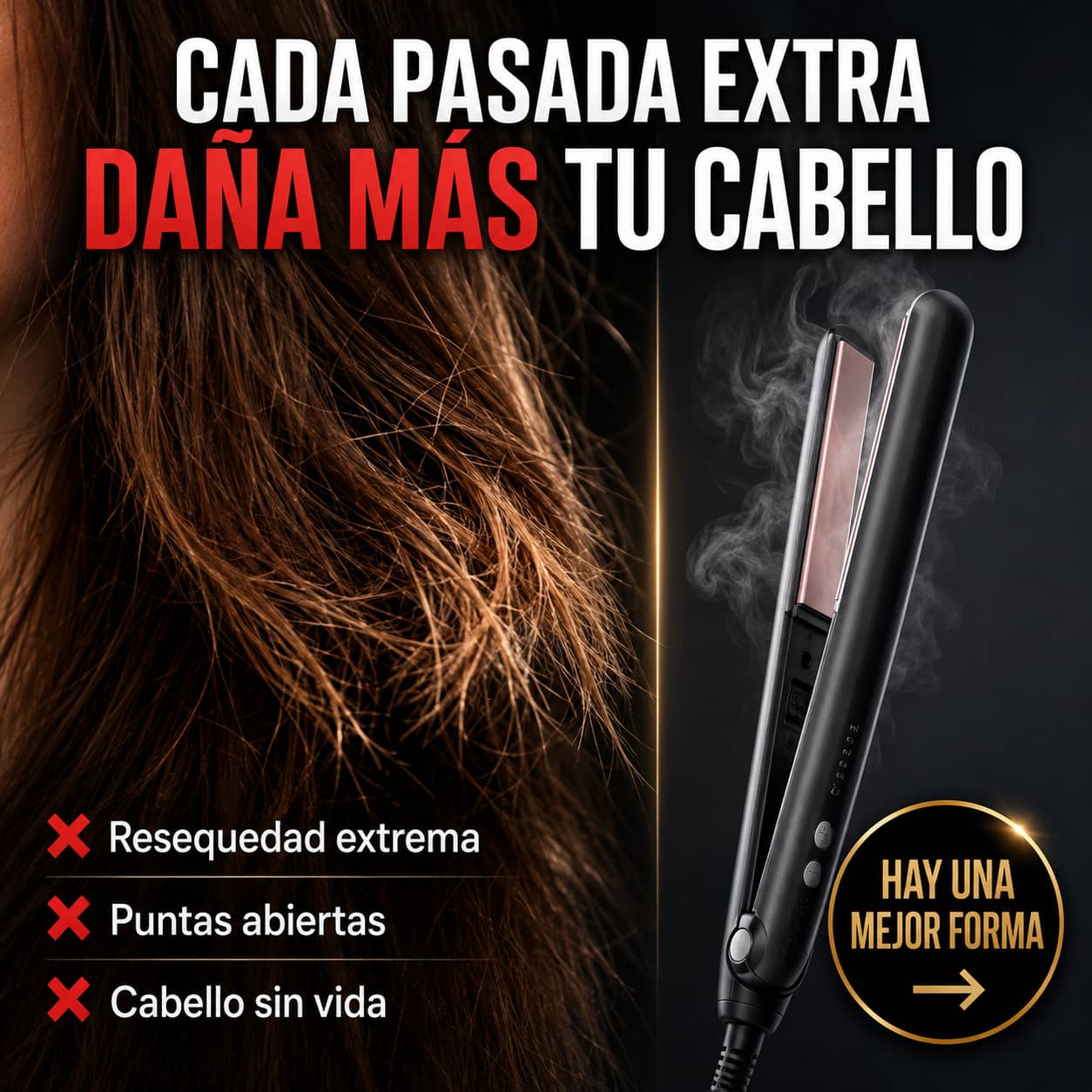 Cepillo Alisador SilkBrush Pro™ | Liso Perfecto en Una Sola Pasada