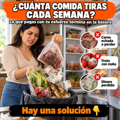 Selladora al Vacío FreshLock Pro™ | Tu Comida Fresca Hasta 5 Veces Más