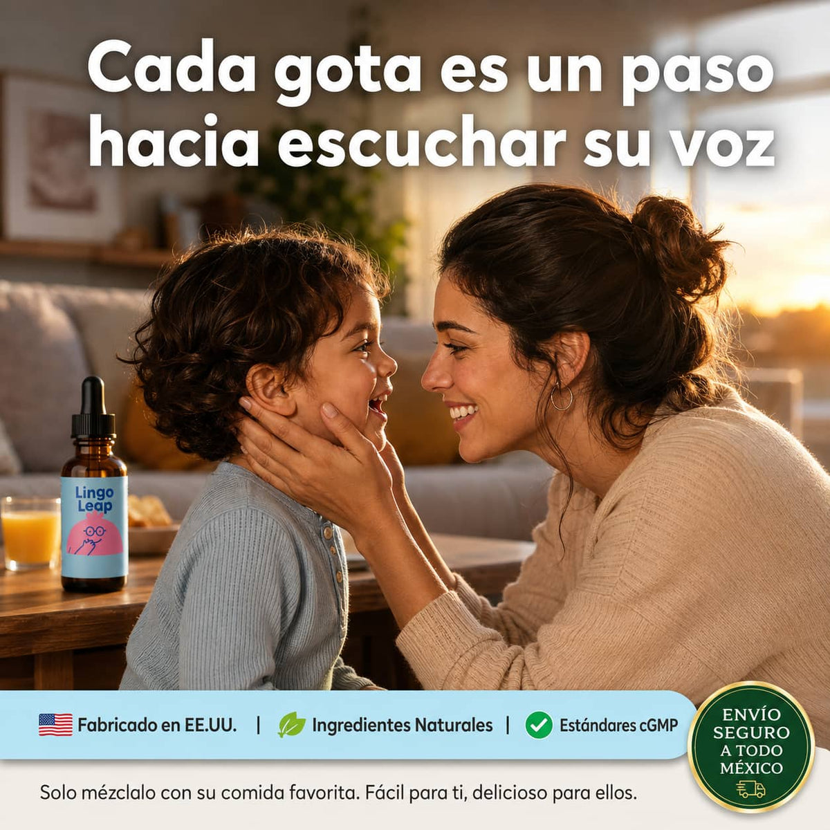 Gotas Lingo Leap™ | Impulsa el Habla de Tu Hijo de Forma Natural