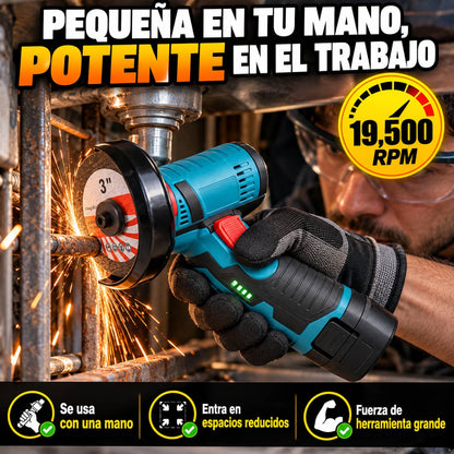 Mini Esmeriladora GrindMax Pro™ | Corta Sin Cables, Donde Sea