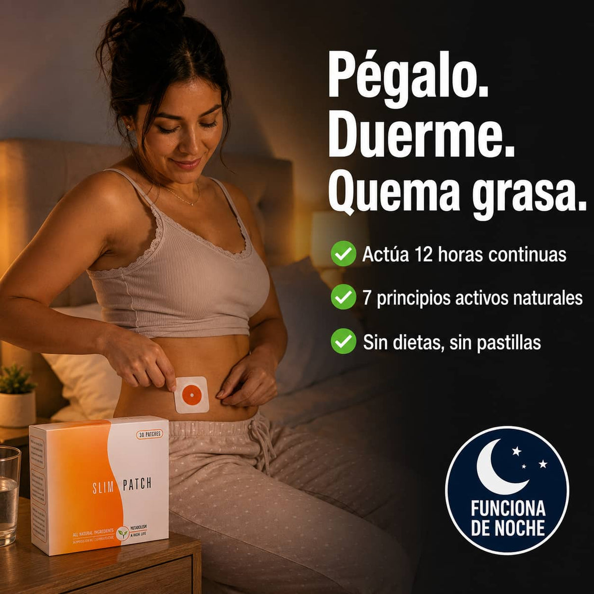 Slim Patch Adelgazante | Quema Grasa Mientras Descansas