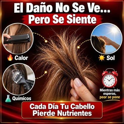 Cápsulas de Sérum Capilar | Brillo y Reparación Sin Enjuague