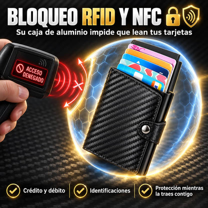 Cartera Anti-Clonación RFID | Tus Tarjetas Siempre Seguras