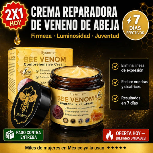 Crema Reparadora de Veneno de Abeja | Piel Firme y Rejuvenecida en Días