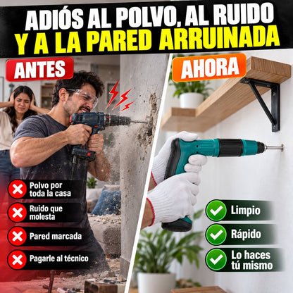 Pistola de Clavos Manual | Fija en Concreto Sin Taladro