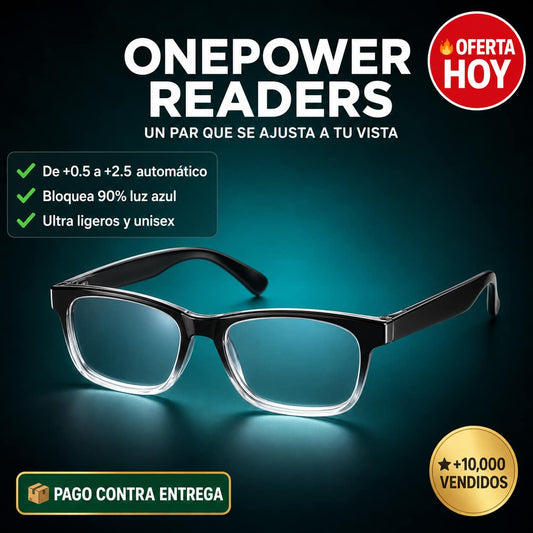 Lentes One Power | Un Solo Par Que Se Ajusta a Tu Vista