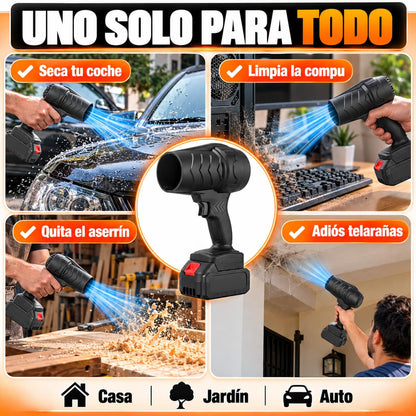 Soplador TurboBlow Max™ | Limpia en Minutos Sin Cables