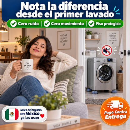 Bases VibraLock Pro™ | Adiós al Ruido y al Movimiento