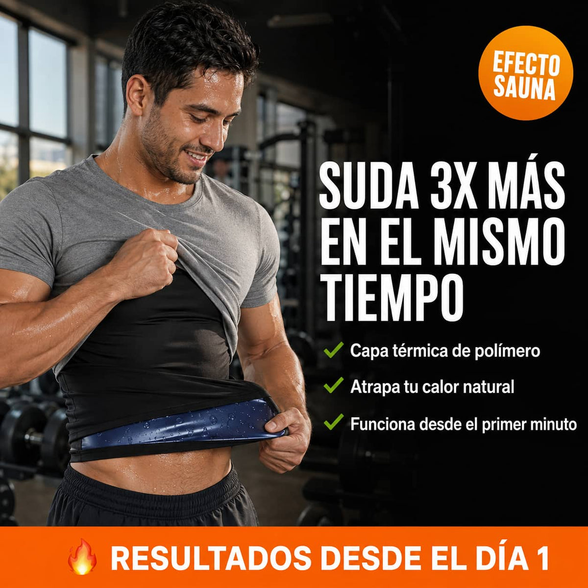 Chaleco Sauna Moldeador | Suda 3x Más y Define Tu Figura