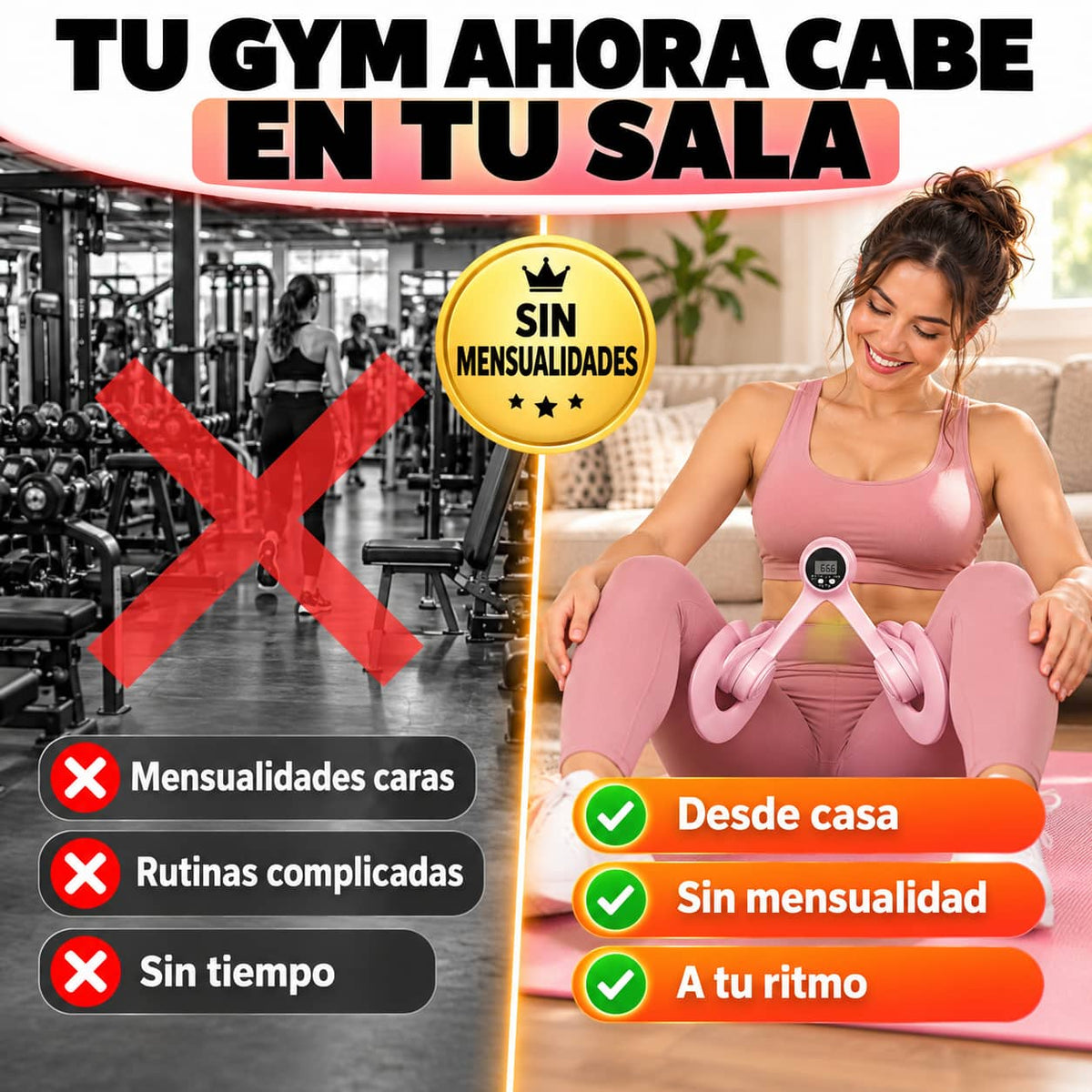 Ejercitador Pélvico PelviFit 360™ | Piernas Firmes Desde Casa