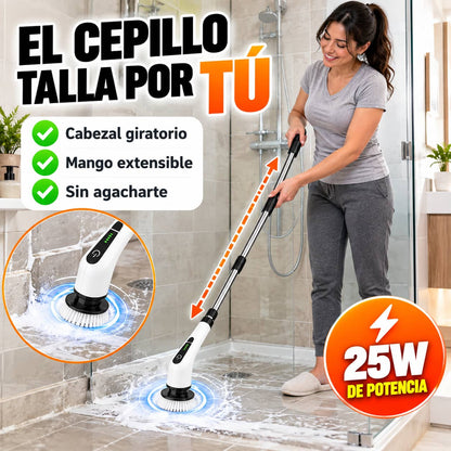 Cepillo Eléctrico Giratorio | Limpia Sin Esfuerzo