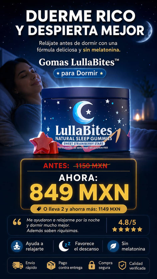 Gomas LullaBites™ Melatonina Dormir